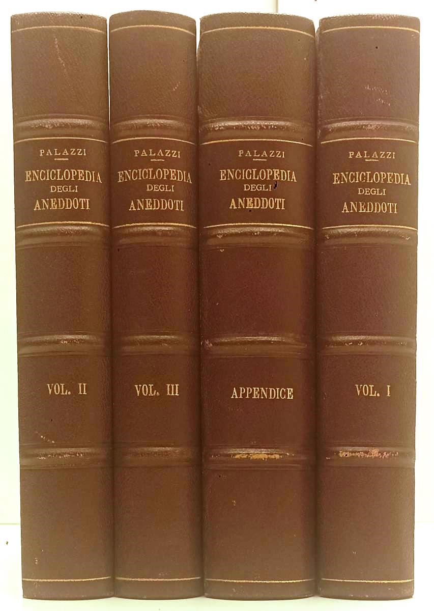 LZ- ENCICLOPEDIA DEGLI ANEDDOTI- FERNANDO PALAZZI- CESCHINA--- 1943 - C - BLCP75