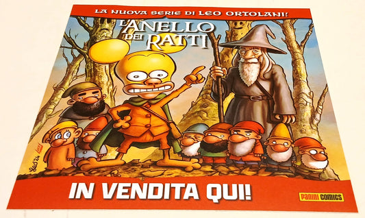 FC- ADESIVO RAT-MAN L'ANELLO DEI RATTI - LEO ORTOLANI - PANINI - 2025 - RVSa792