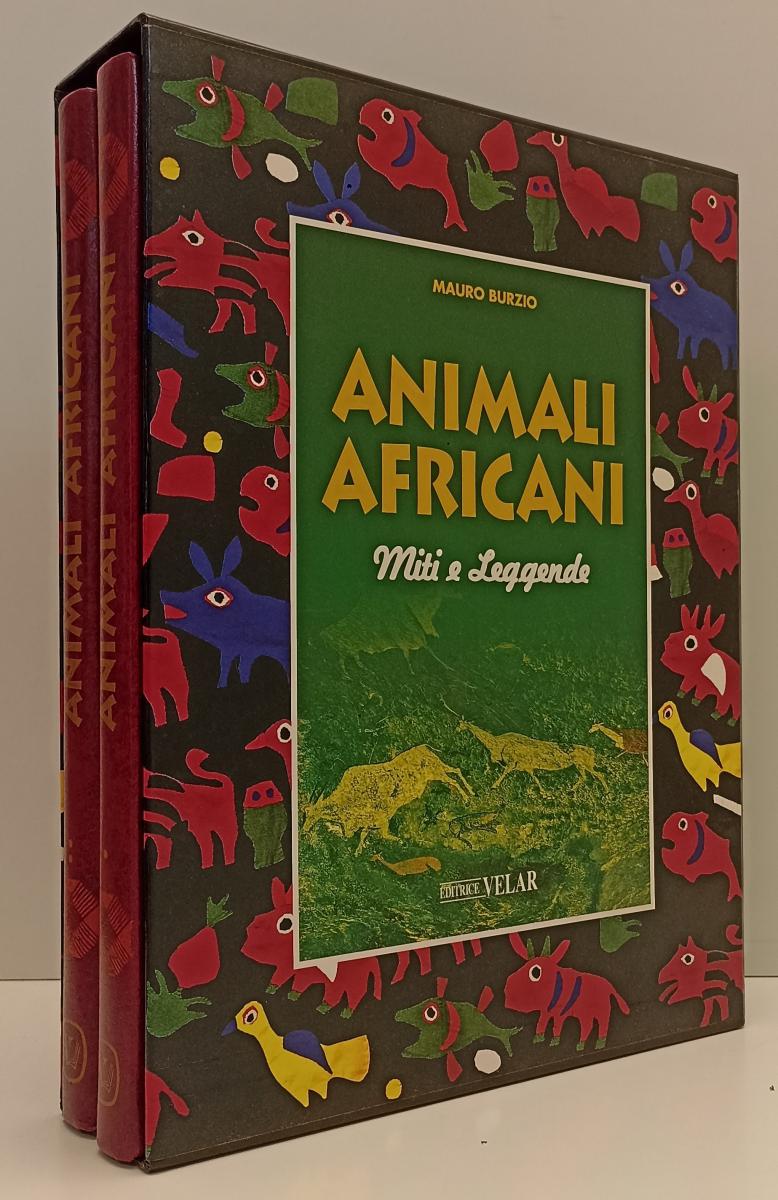 LZ- ANIMALI AFRICANI MITI E LEGGENDE 2 VOLUMI - MAURO BURZIO - VELAR - C- YFS129