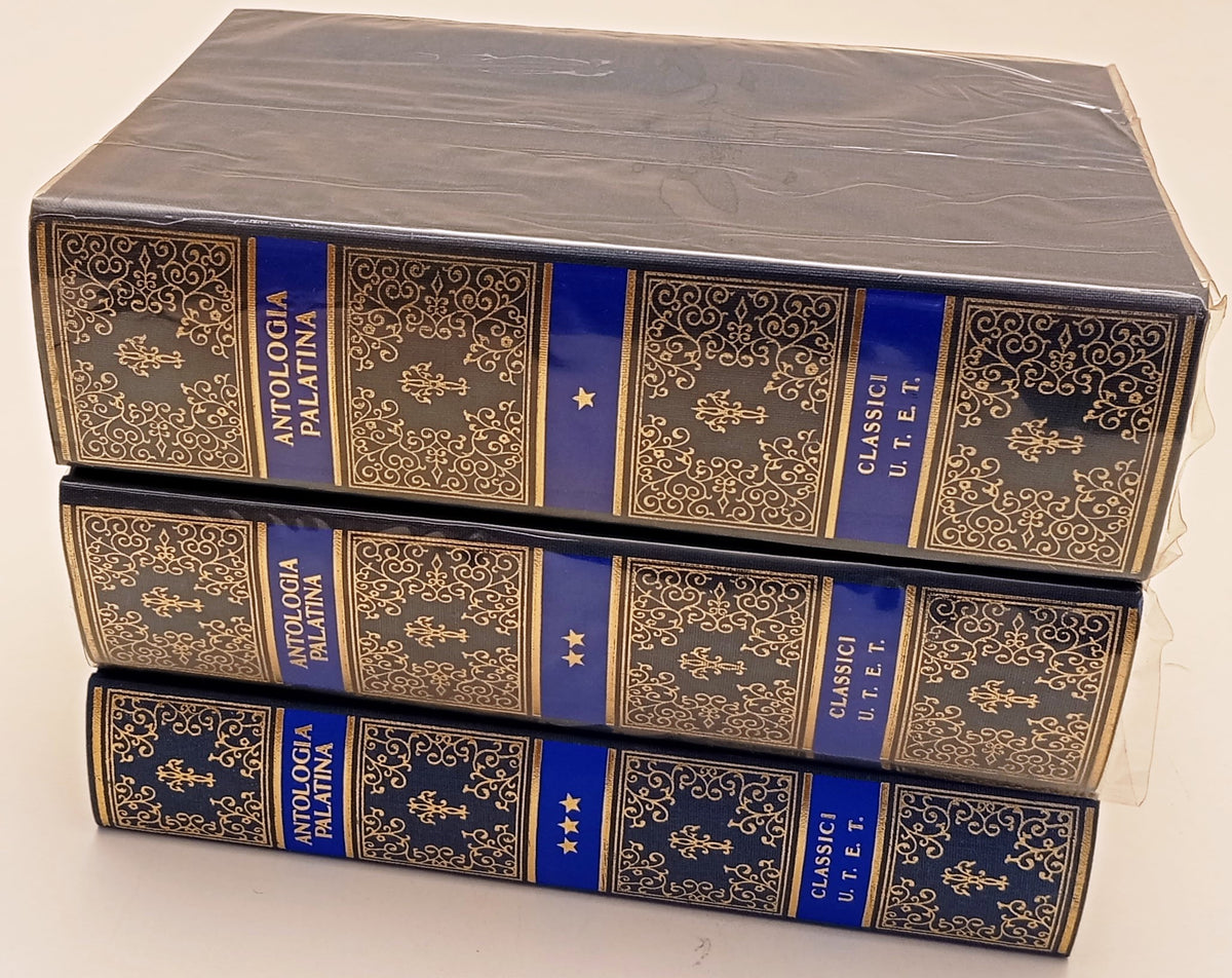 Antologia Palatina 3 volumi - UTET Classici Greci - 1a ed. - XFS