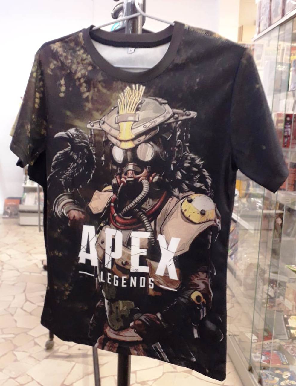 GF- MAGLIETTA T-SHIRT NERA BLACK APEX LEGENDS BLOOD HOUND TAGLIA M
