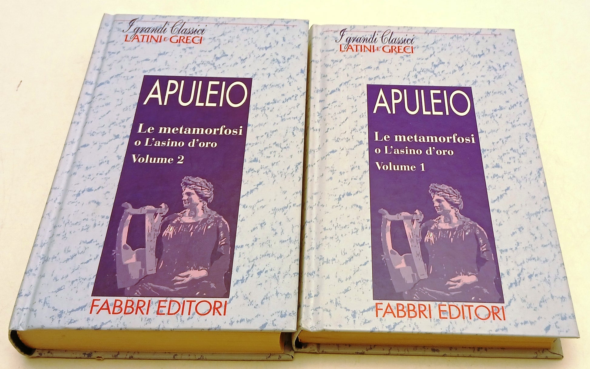 LN- LE METAMORFOSI 1/2- APULEIO- FABBRI- GRANDI CLASSICI LATINI E GRECI- C- ZFS52