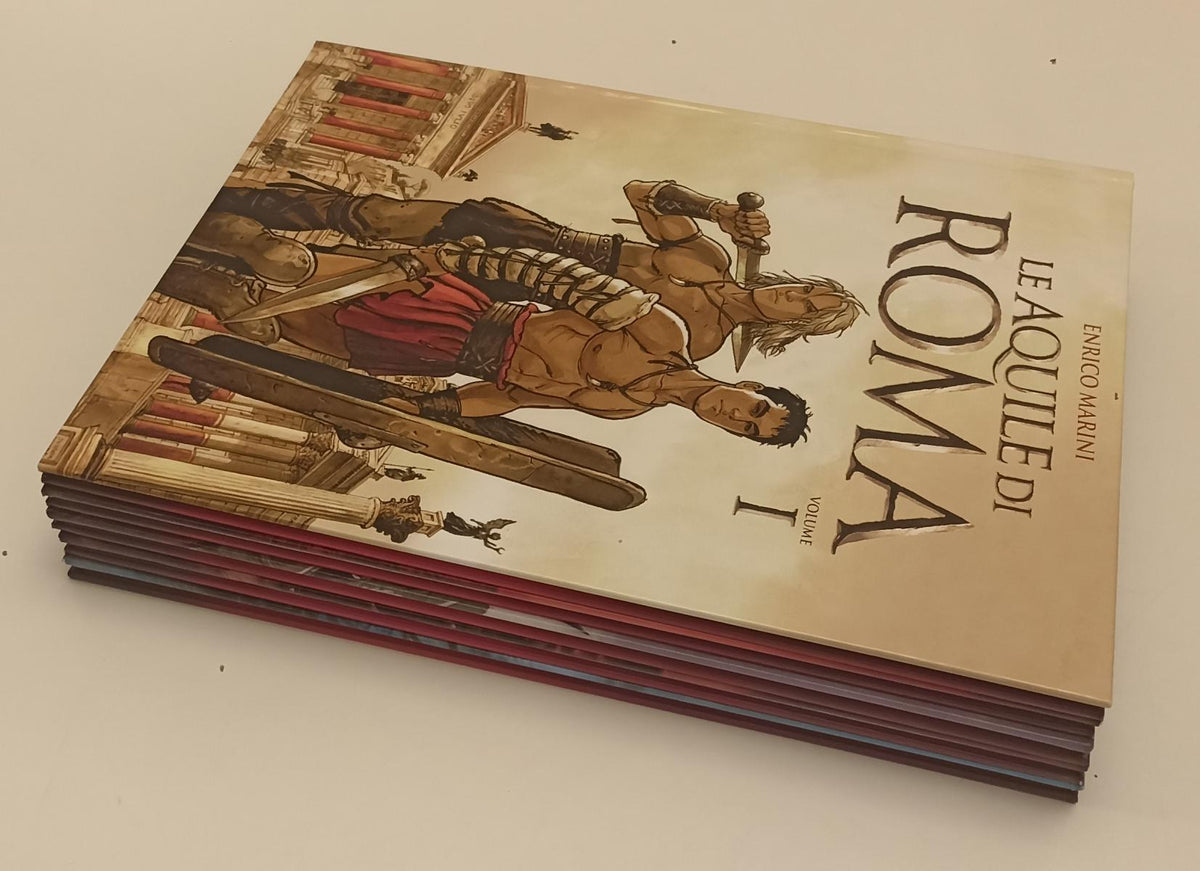 FV- LE AQUILE DI ROMA VOLUMI 1/5 - ENRICO MARINI - PANINI -- C - C24