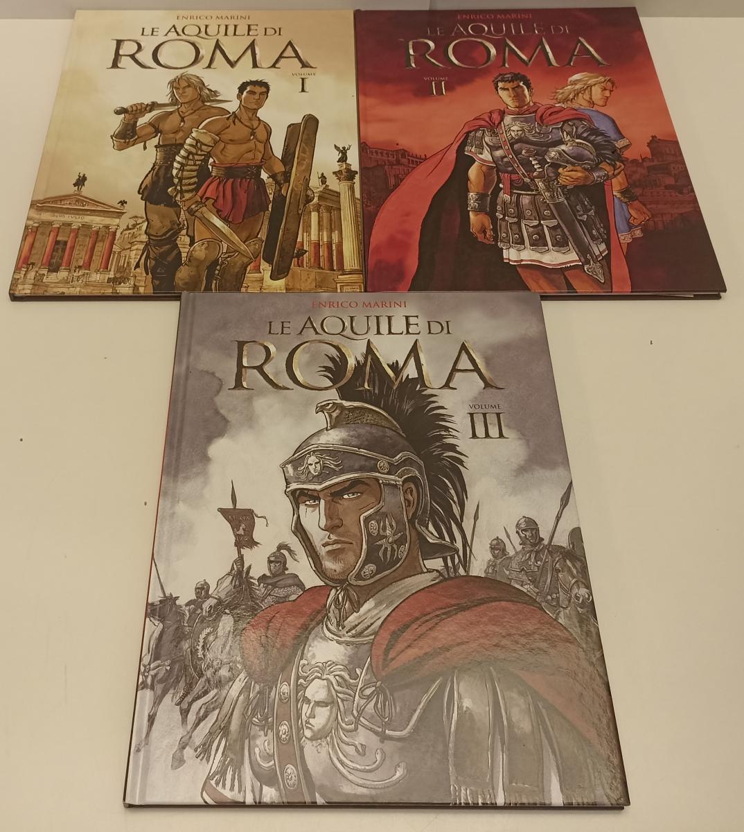 FV- LE AQUILE DI ROMA VOLUMI 1/5 - ENRICO MARINI - PANINI -- C - C24