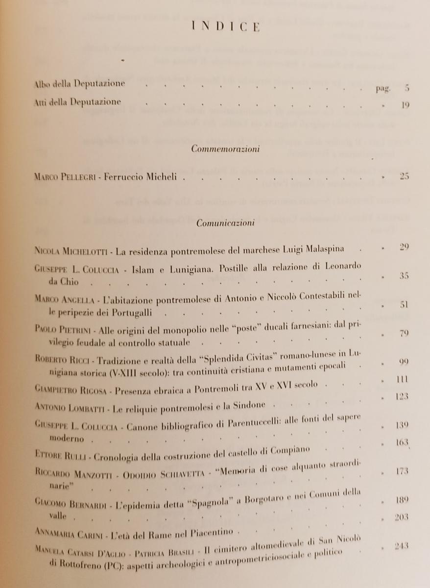 LS- ARCHIVIO STORICO PER LE PROVINCE PARMENSI IV SERIE VOL. LII Anno 2000 XFS155