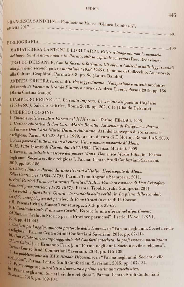 LS- ARCHIVIO STORICO PER LE PROVINCE PARMENSI IV SERIE VOL. LXIX 2017 - XFS155