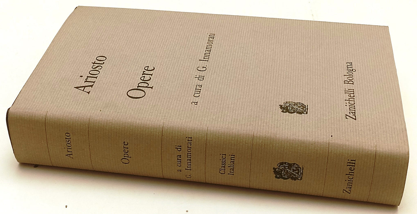 OPERE - ARIOSTO - ZANICHELLI - CLASSICI ITALIANI - 1a ED. - 1967- CS- XFS207