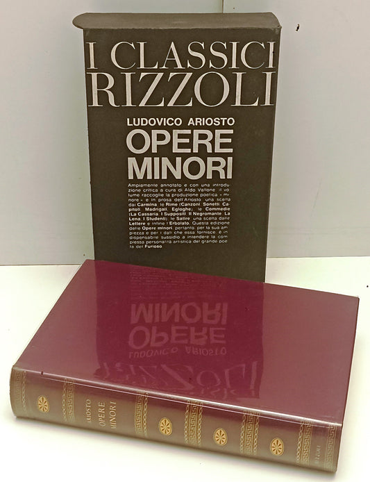 OPERE MINORI SATIRE ERBOLATO RIME- ARIOSTO- CLASSICI RIZZOLI--- 1964- CS-XFS