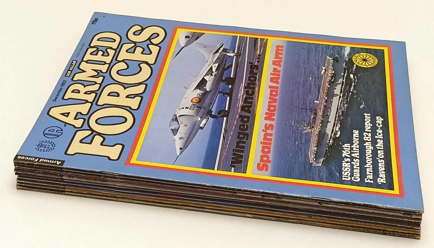 LM- LOTTO RIVISTA ARMED FORCES 107 NUMERI OFFERTA 1981/1989 - BLCP63