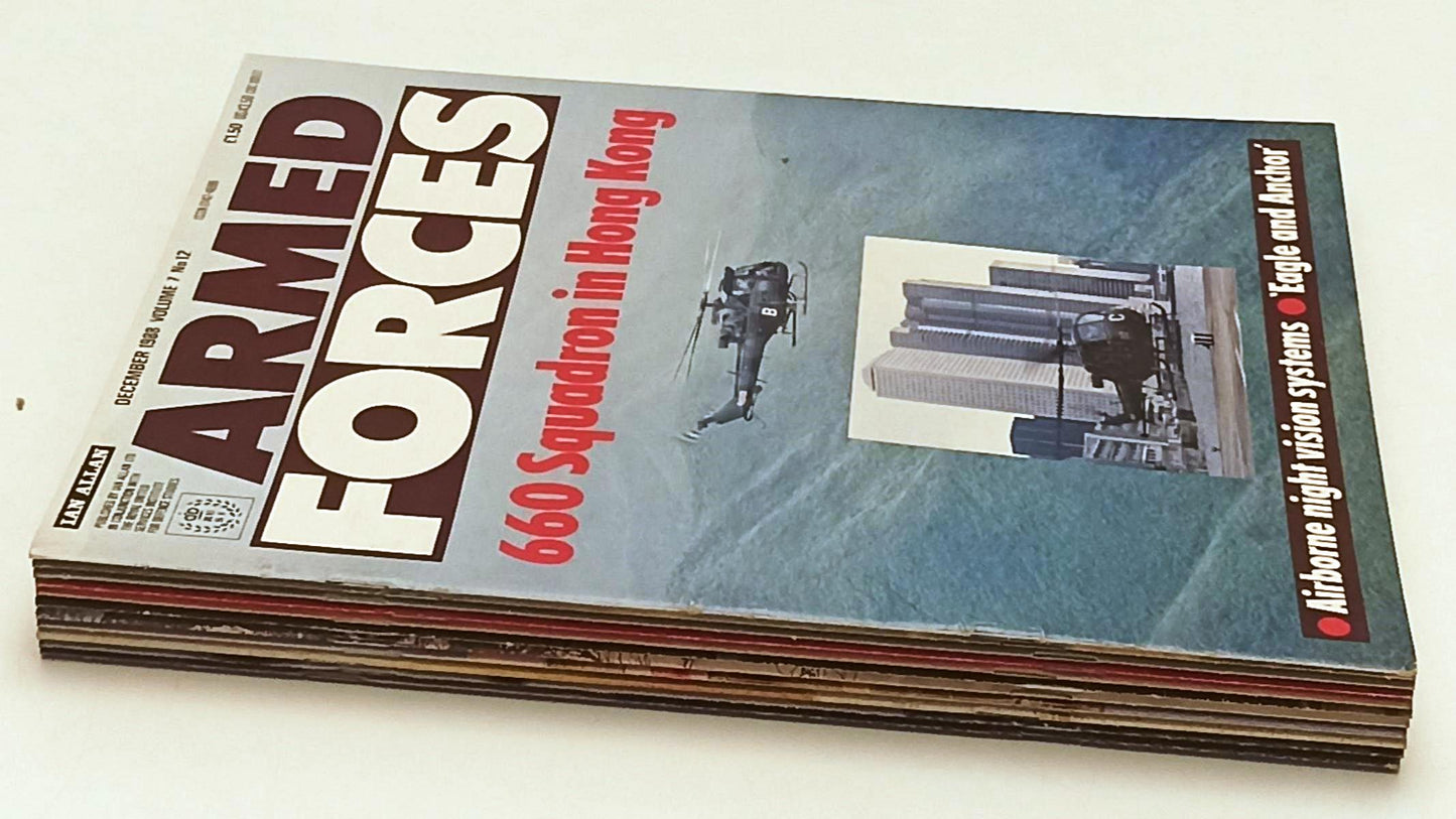 LM- LOTTO RIVISTA ARMED FORCES 107 NUMERI OFFERTA 1981/1989 - BLCP63