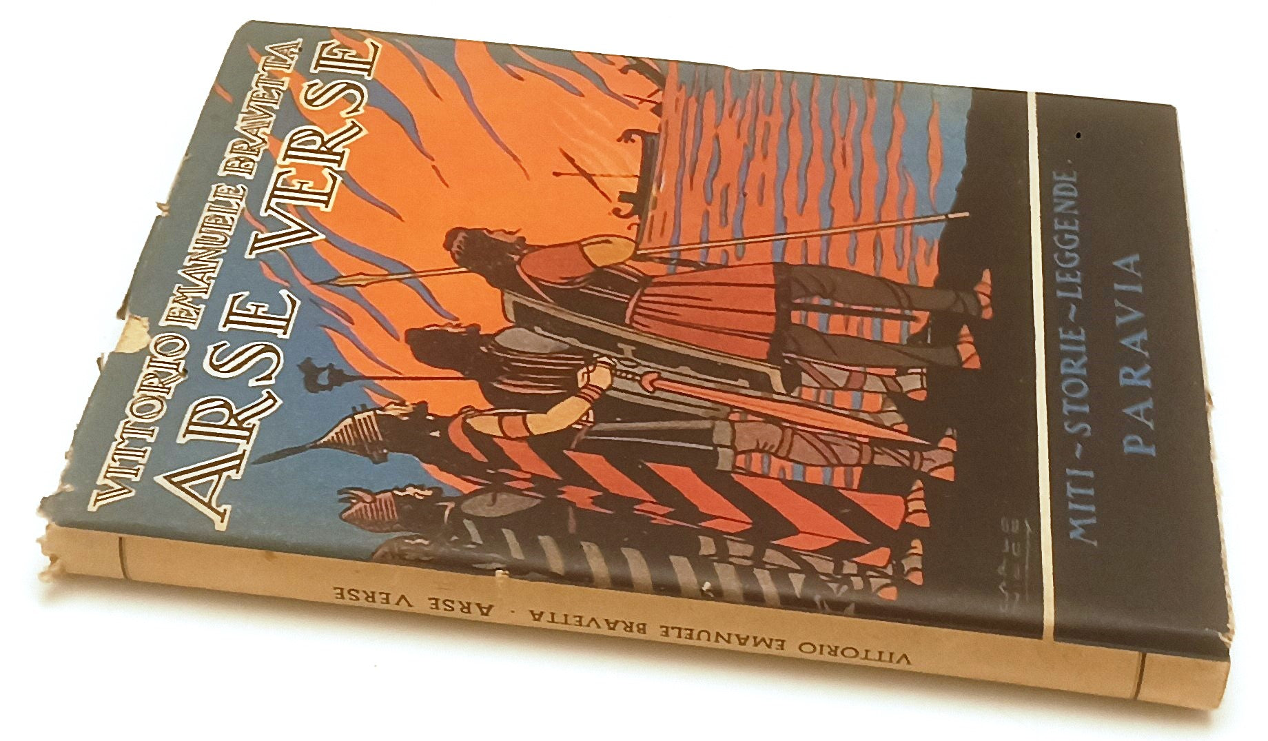 ARSE VERSE ALLONTANA IL FUOCO - BRAVETTA NICCO - PARAVIA - 1944 - CS- YFS182
