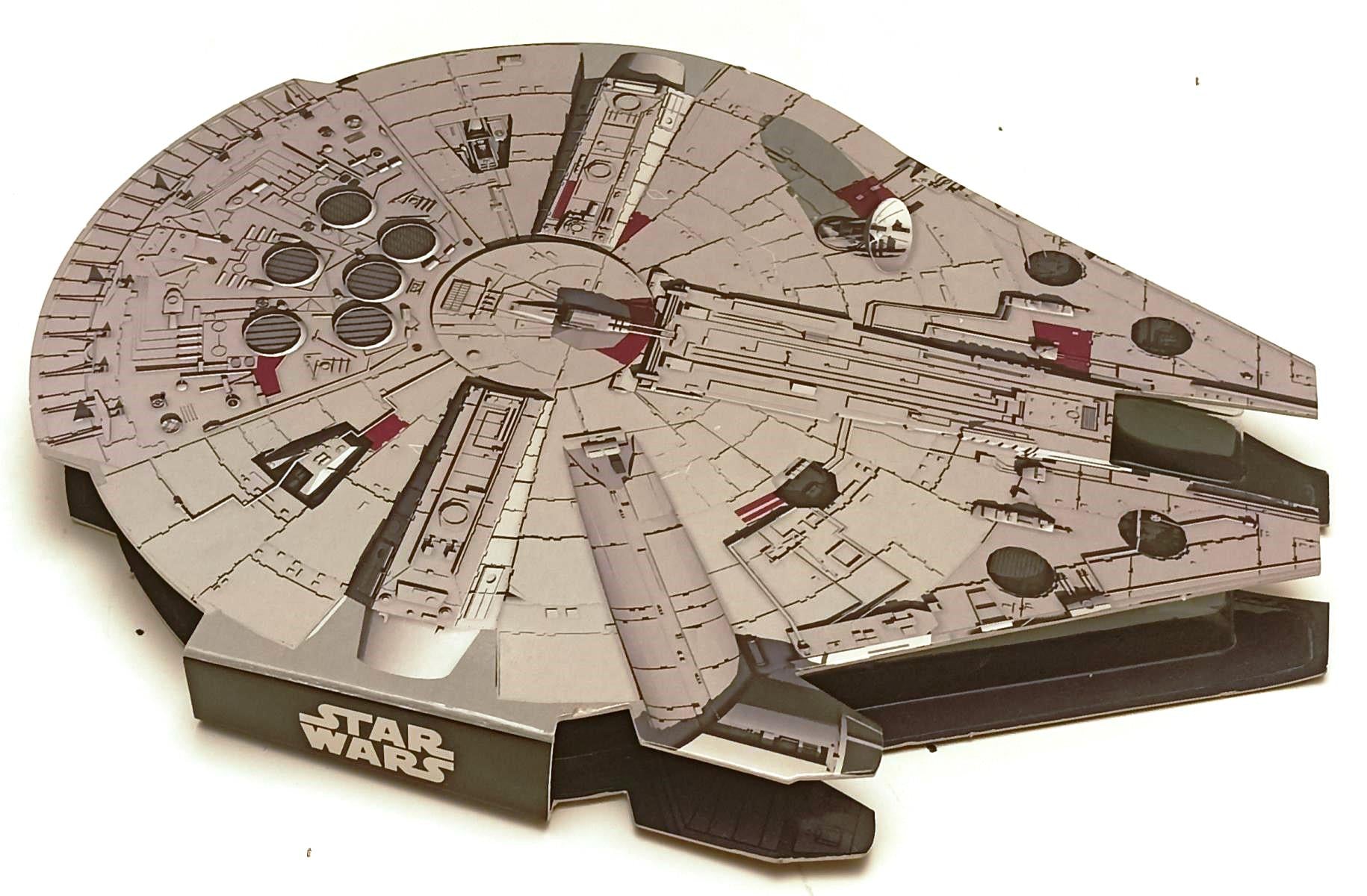GG- ASTRONAVE STAR WARS MILLENNIUM FALCON COMPLETA 30 ROLLINZ - ESSELUNGA - N24