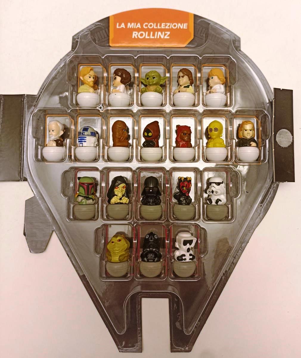 GG- ASTRONAVE STAR WARS MILLENNIUM FALCON COMPLETA 30 ROLLINZ - ESSELUNGA - N24