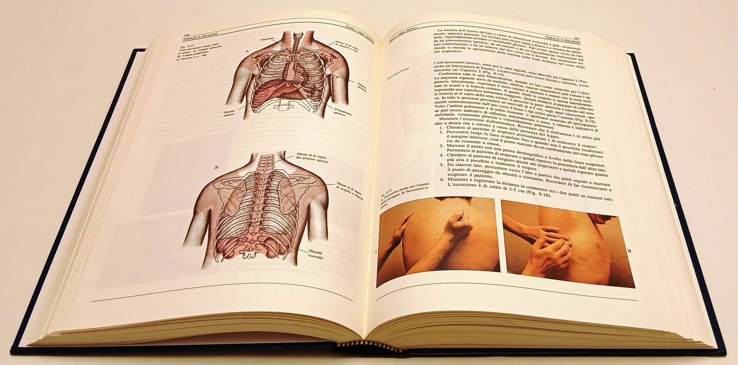 LQ- ATLANTE A COLORI DELL'ESAME FISICO DEL PAZIENTE-- MEDISERVE- 1991- C- YFS680