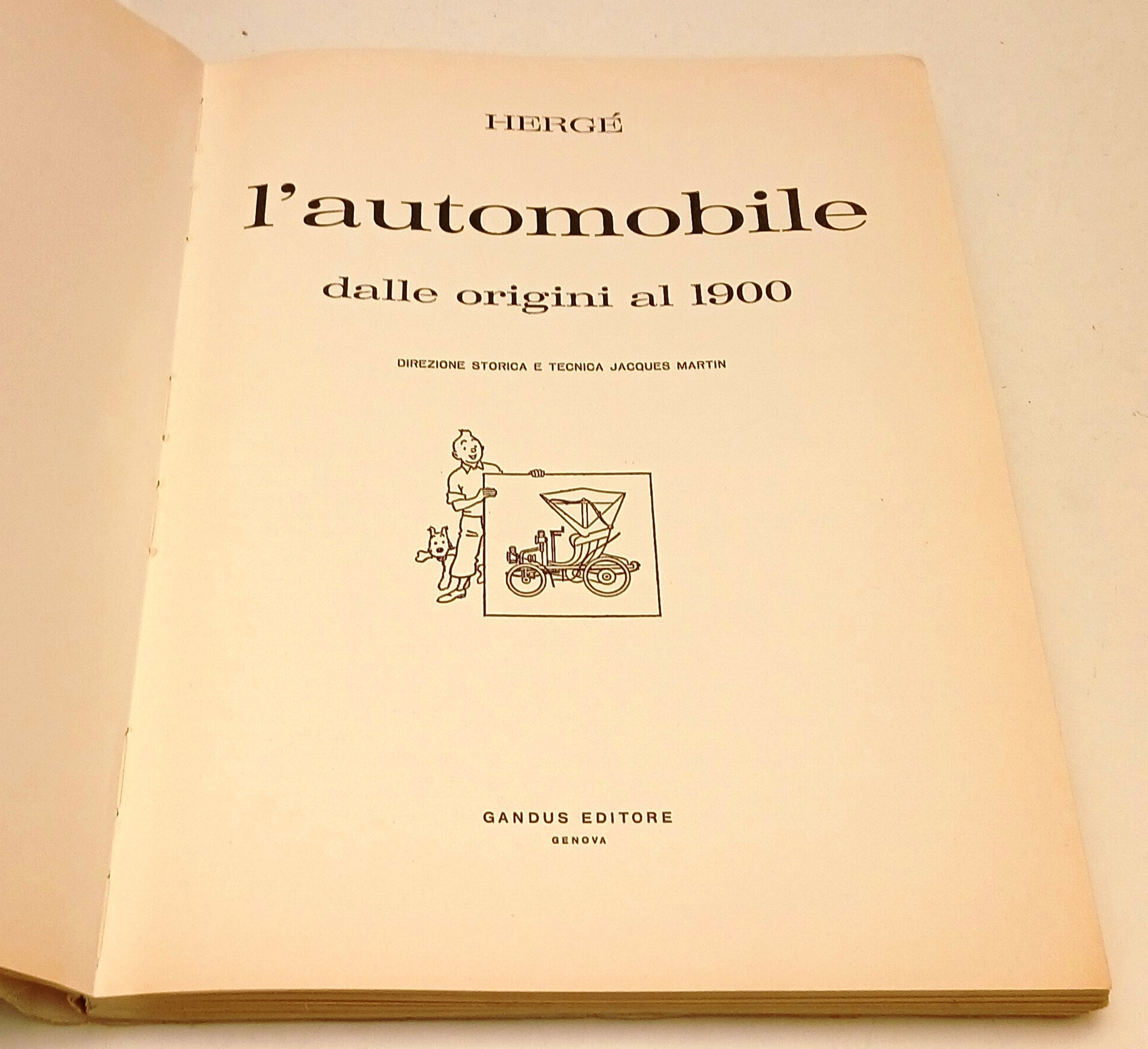 LZ- ALBUM COMPLETO L'AUTOMOBILE DALLE ORIGINI AL 1900 - HERGE' - SHELL - YFS809