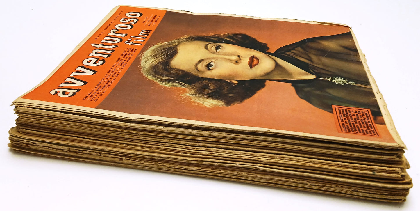 LR- RIVISTA AVVENTUROSO FILM 1949/1951 69 USCITE - YFS102