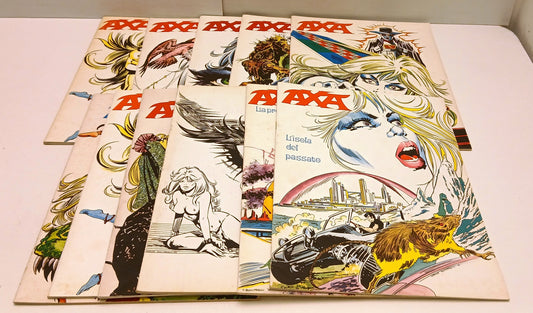 FZ- AXA 11 ALBI COLLEZIONE COMPLETA- AVENEL ROMERO BUCCIARELLI- COMICS LIBRARY- Z25