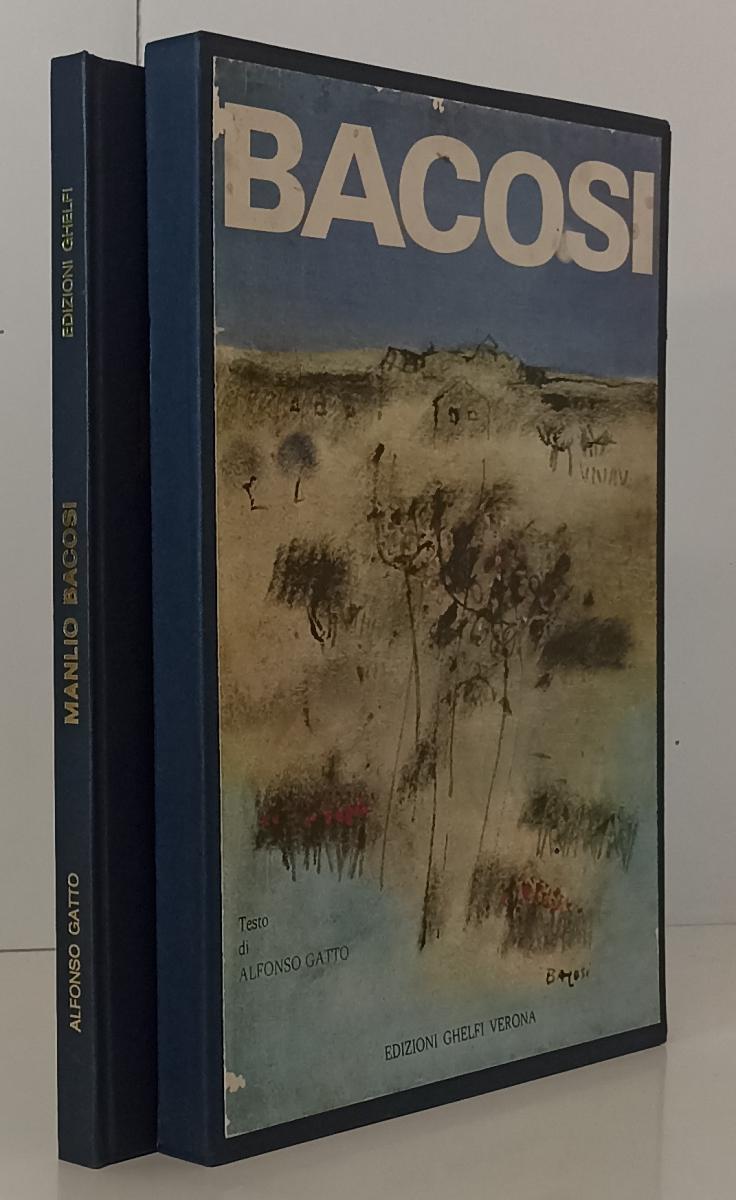 LT- BACOSI CATALOGO OPERE CARTONATO - ALFONSO GATTO - EDIZIONI GHELFI- C- XFS169