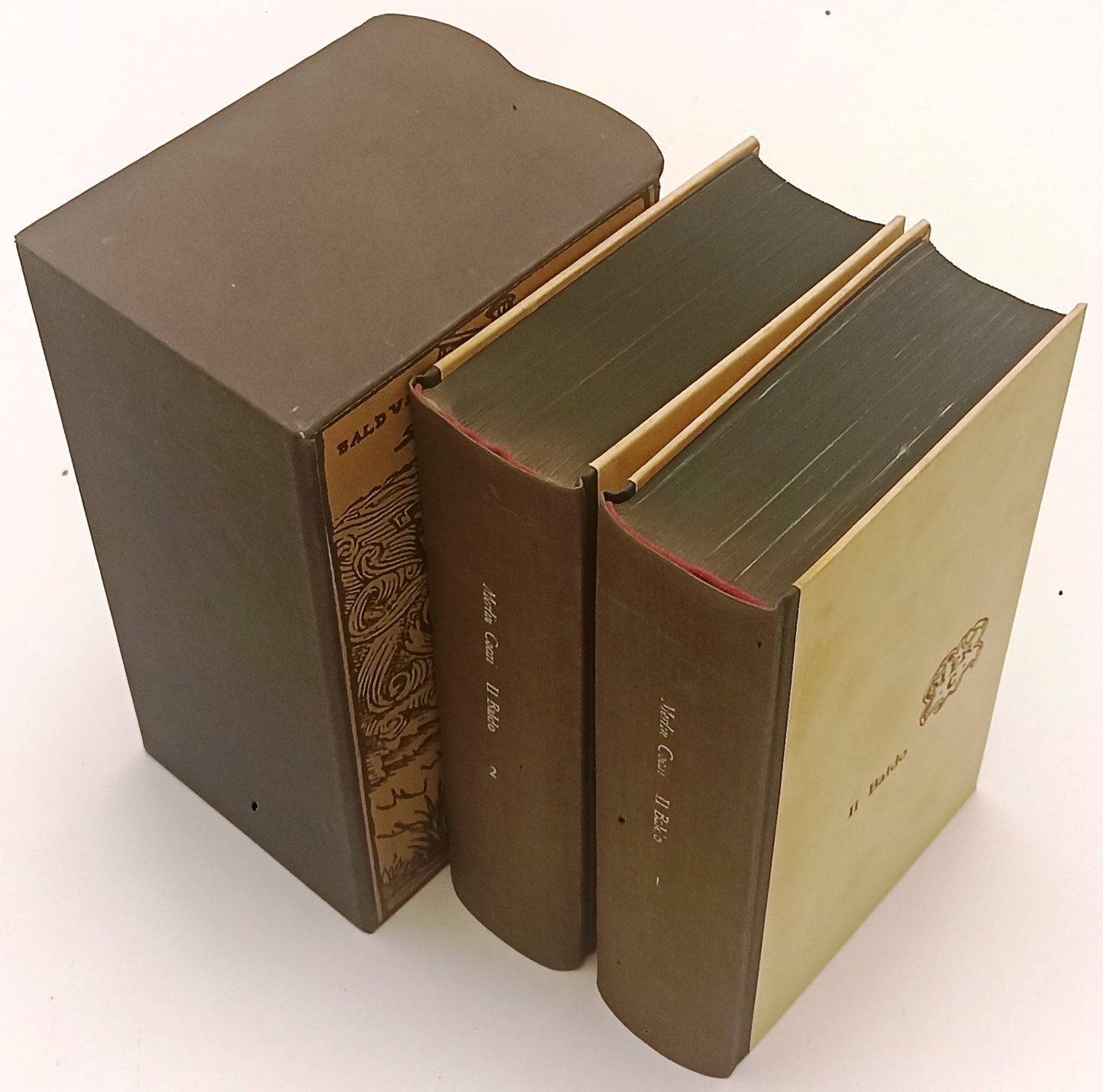 IL BALDO COFANETTO 2 VOLUMI - MERLIN COCAI - FELTRINELLI --- 1958 - C- XFS