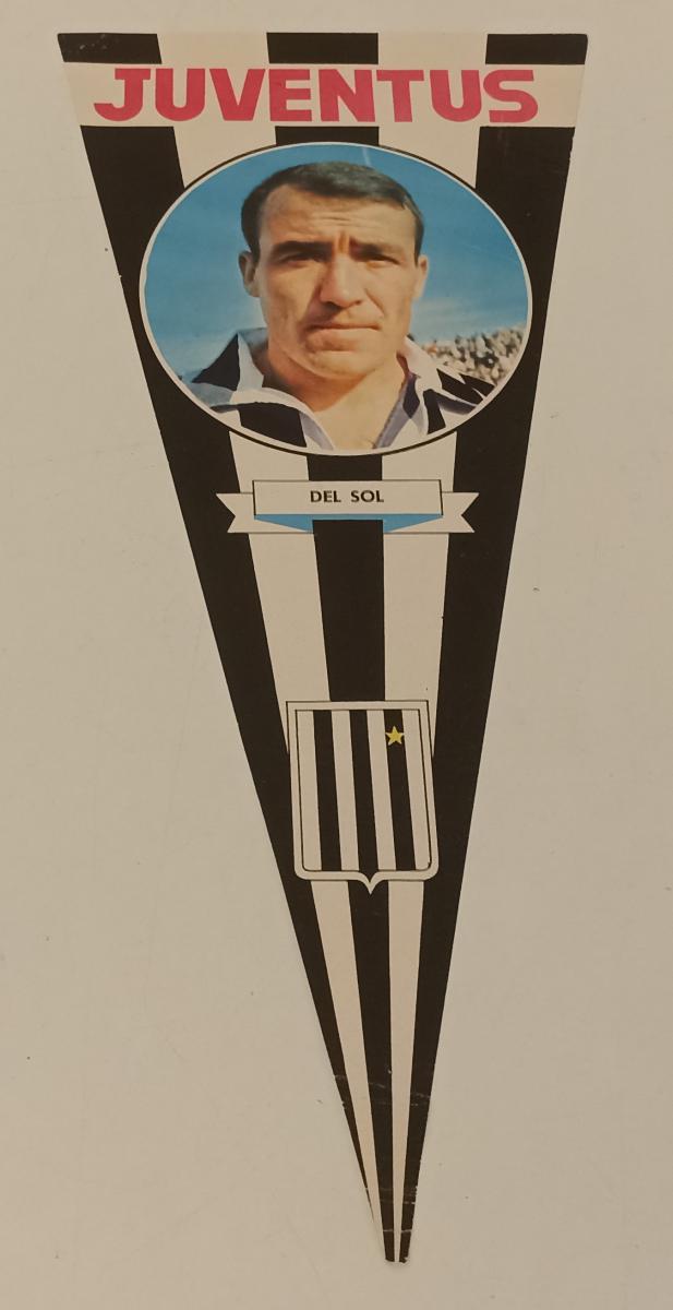 FIGURINA BANDIERINA GAGLIARDETTO DEL SOL JUVENTUS - RVSa142