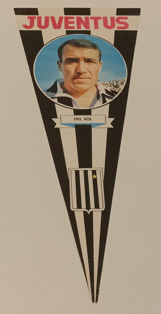 FIGURINA BANDIERINA GAGLIARDETTO DEL SOL JUVENTUS - RVSa142