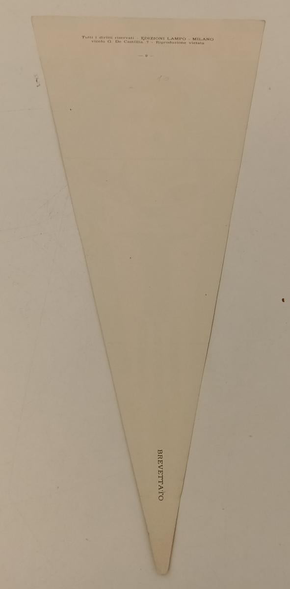 FIGURINA BANDIERINA GAGLIARDETTO DEL SOL JUVENTUS - RVSa142