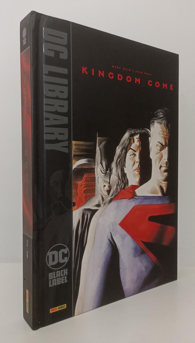 FV- KINGDOME COME - MARK WAID ALEX ROSS - PANINI DC LIBRARY BLACK LABEL-- C- F23