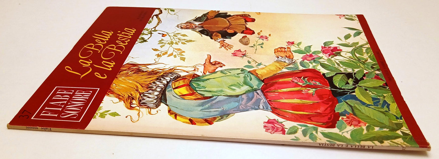 LB- FIABE SONORE N.37 LA BELLA E LA BESTIA + disco 45 giri - FABBRI - RVSa761