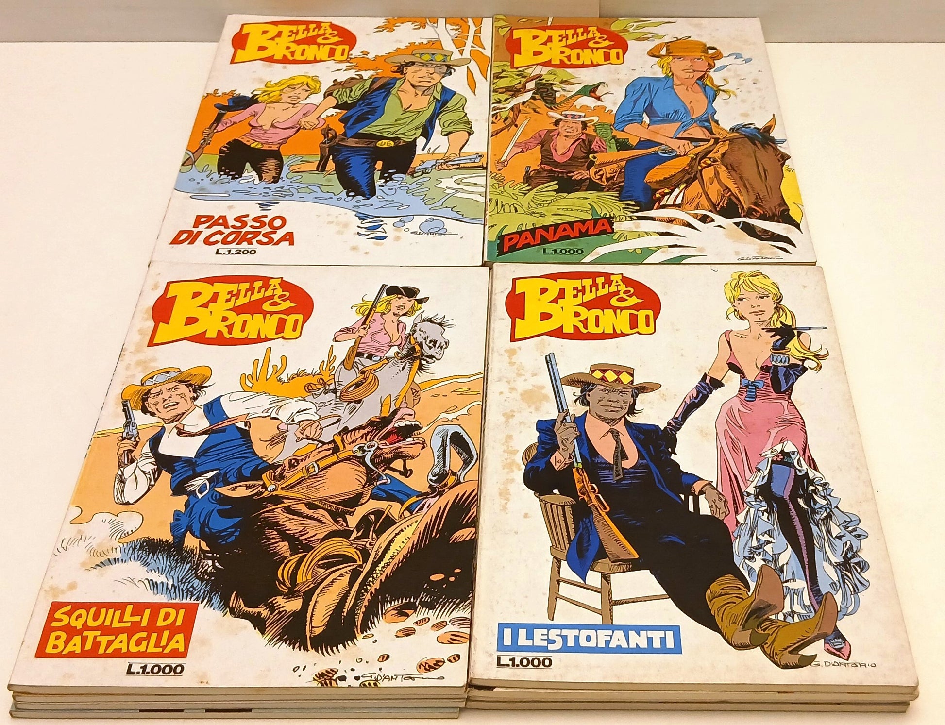FB- BELLA E BRONCO 1/16 COLLEZIONE COMPLETA OTTIMI -- DIME PRESS - 1985 - B- H25