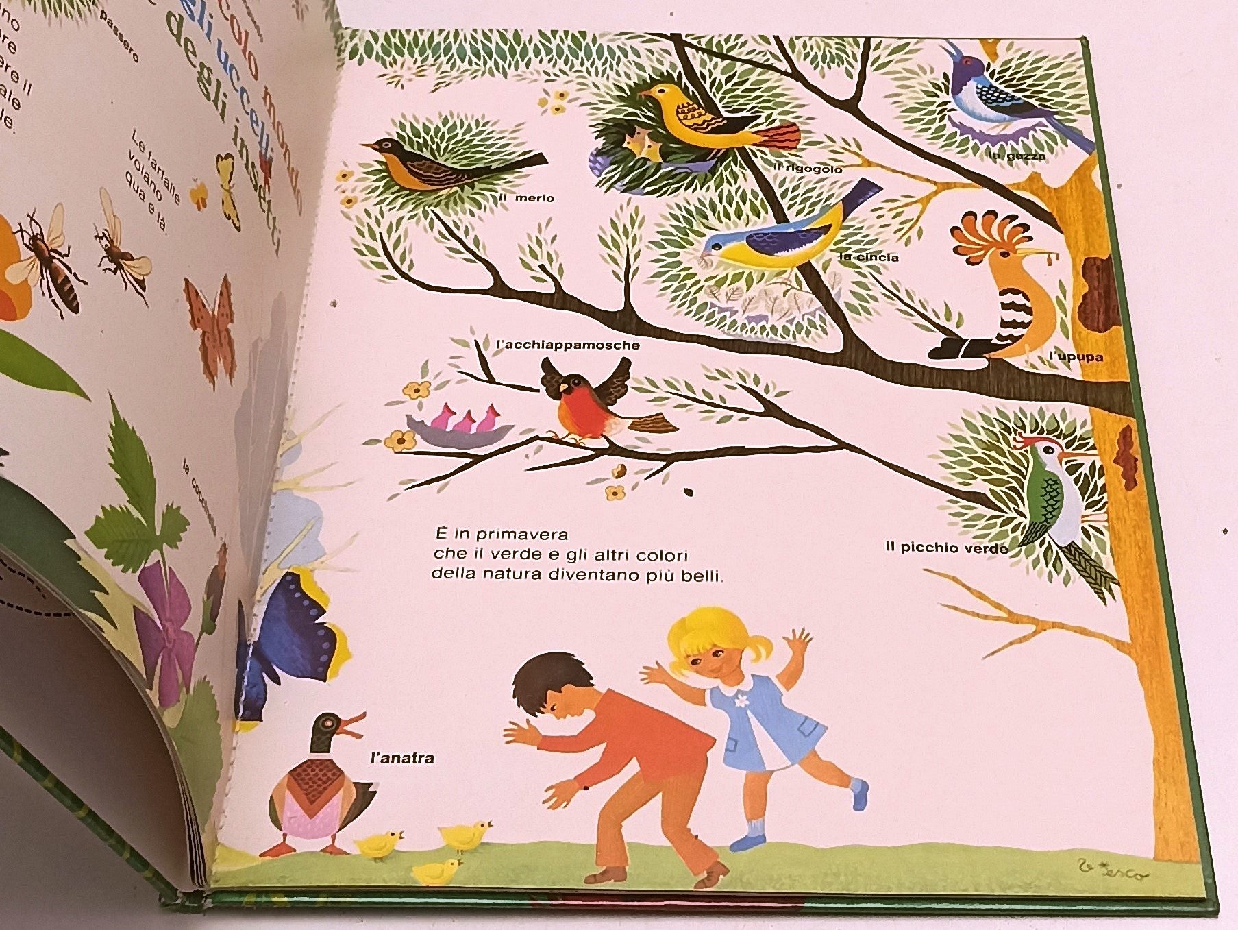 LB- LA BELLA PRIMAVERA ATTIVITA' GIUOCHI BAMBINI FELICI- MINERVA- 1973- C-YFS836