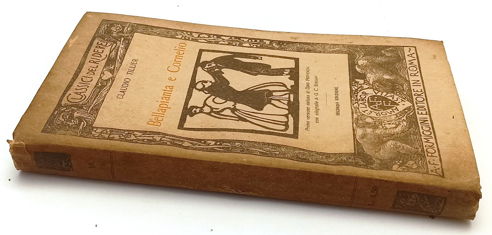 BELLAPIANTA E CORNELIO - TILLIER - FORMIGGINI- CLASSICI RIDERE- 1924- B- XFS