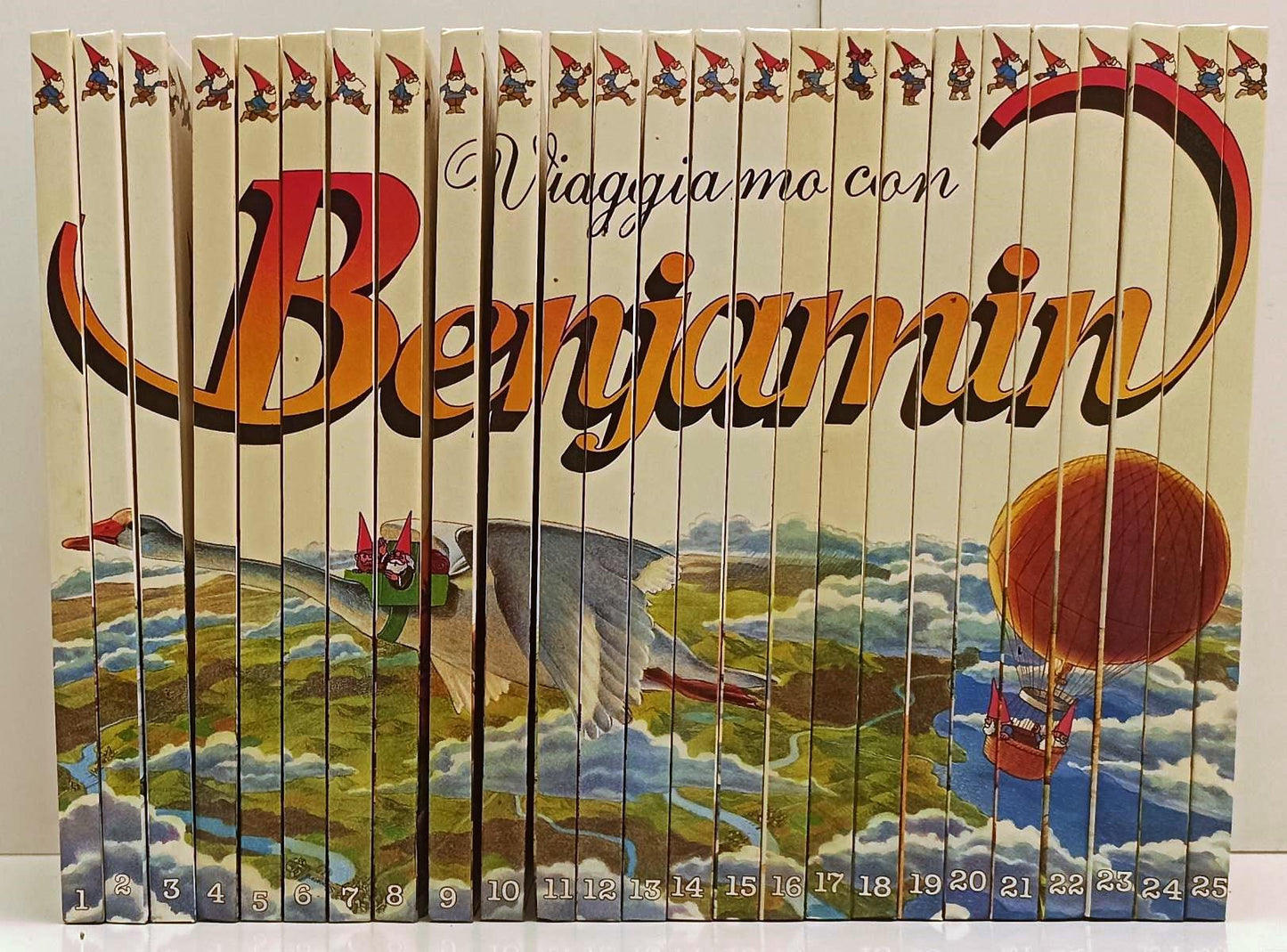 LB- VIAGGIAMO CON BENJAMIN 25 VOLL. - AA.VV. - DE AGOSTINI AMZ--- 1988- C- BLCP9