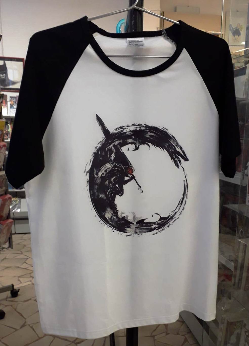 GF- MAGLIETTA T-SHIRT BIANCA WHITE BERSERK TAGLIA L