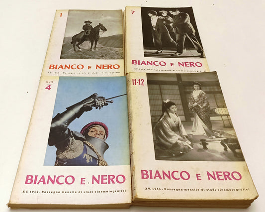 LW- RIVISTA CINEMA BIANCO E NERO LOTTO ANNATE 1953/1966 - BLCG11