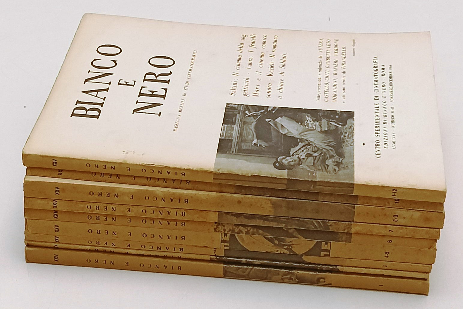 LW- RIVISTA CINEMA BIANCO E NERO LOTTO ANNATE 1953/1966 - BLCG11