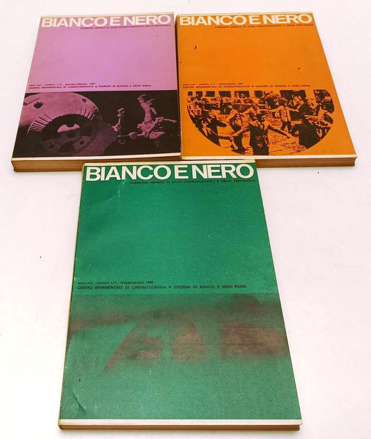 LW- BIANCO E NERO 1/12 ANNATA COMPLETA XXX 1969- STUDI CINEMATOGRAFICI- YFS310