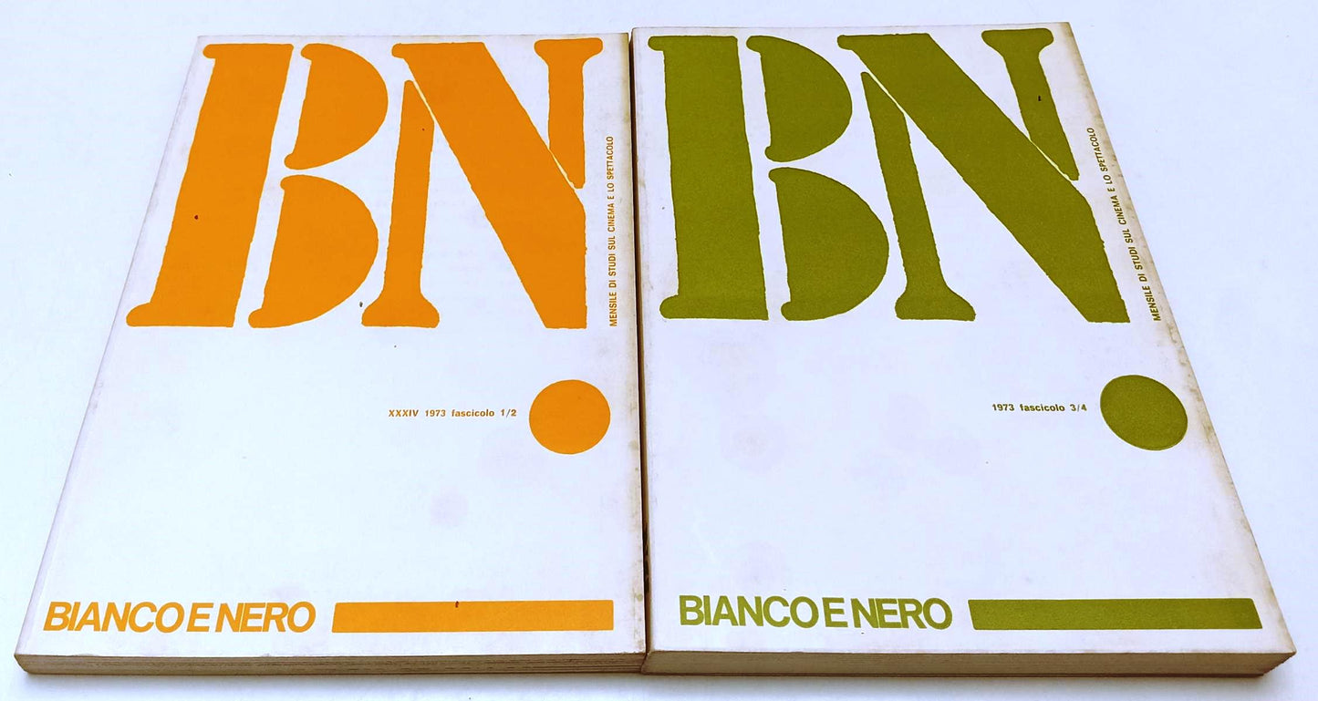 LW- BN BIANCO E NERO 1/12 ANNATA COMPLETA CINEMA - CARMELO BENE - 1973 - YFS313