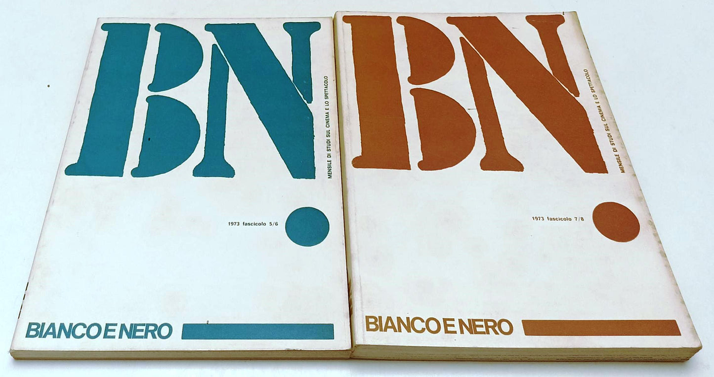LW- BN BIANCO E NERO 1/12 ANNATA COMPLETA CINEMA - CARMELO BENE - 1973 - YFS313