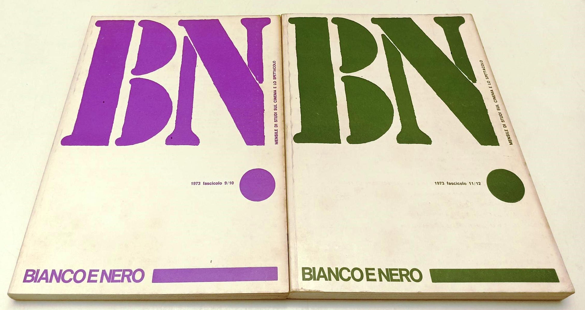 LW- BN BIANCO E NERO 1/12 ANNATA COMPLETA CINEMA - CARMELO BENE - 1973 - YFS313