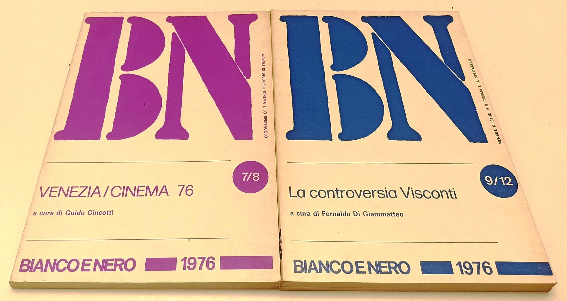 LW- BN BIANCO E NERO 1/6 XXXVII 1976 ANNATA COMPLETA CINEMA PASOLINI - YFS313