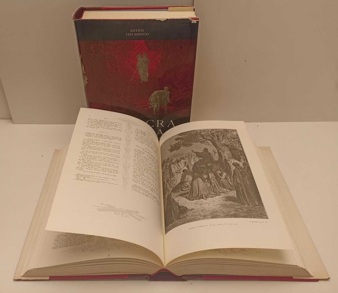 LD- LA SACRA BIBBIA 2 VOLUMI ANTICO E NUOVO TESTAMENTO - GUSTAVO DORE'- IEM- ZFS319