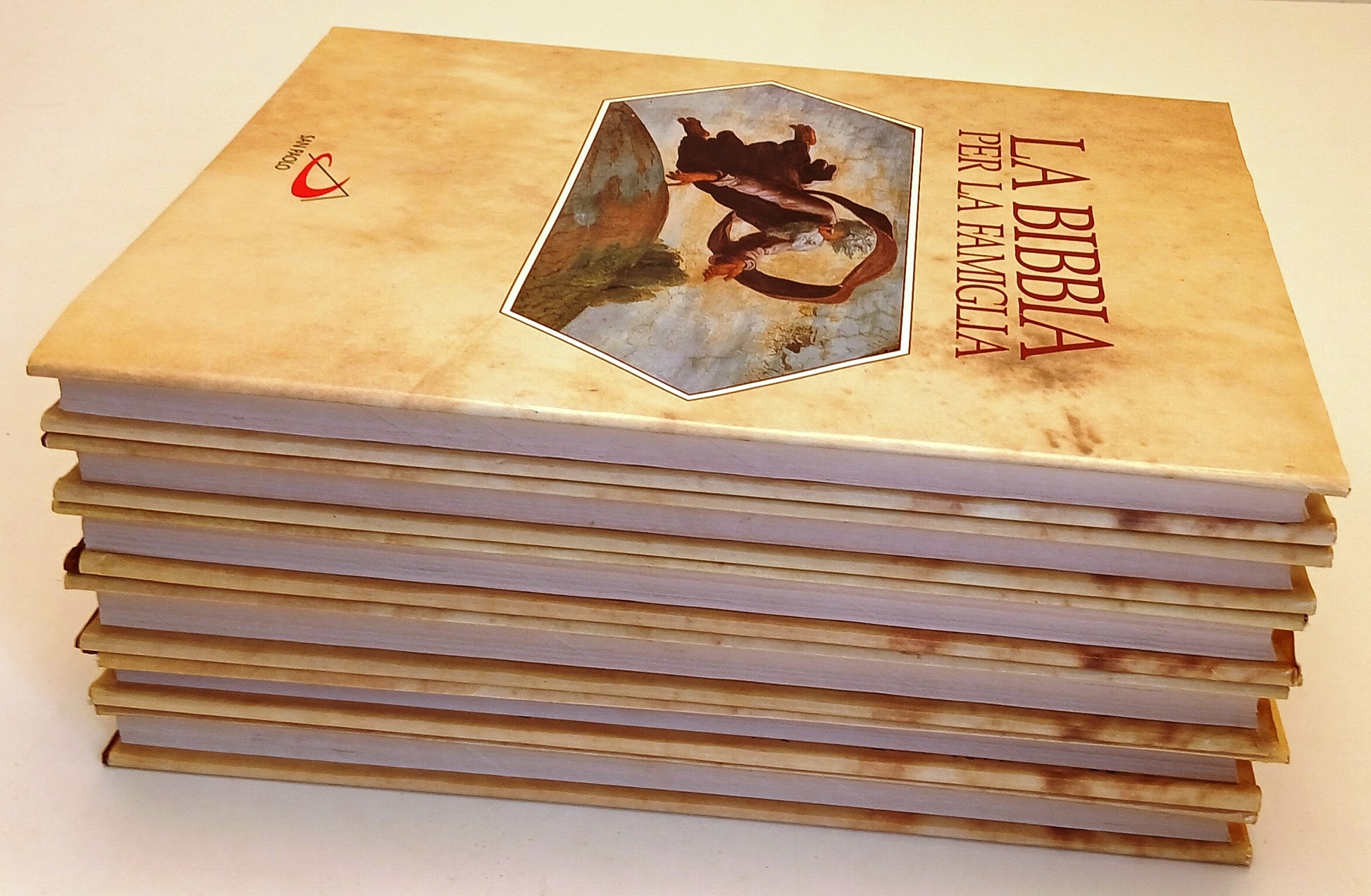 LD- LA BIBBIA PER LA FAMIGLIA 6 VOLUMI OPERA COMPLETA - SAN PAOLO - 1993- BLCP89