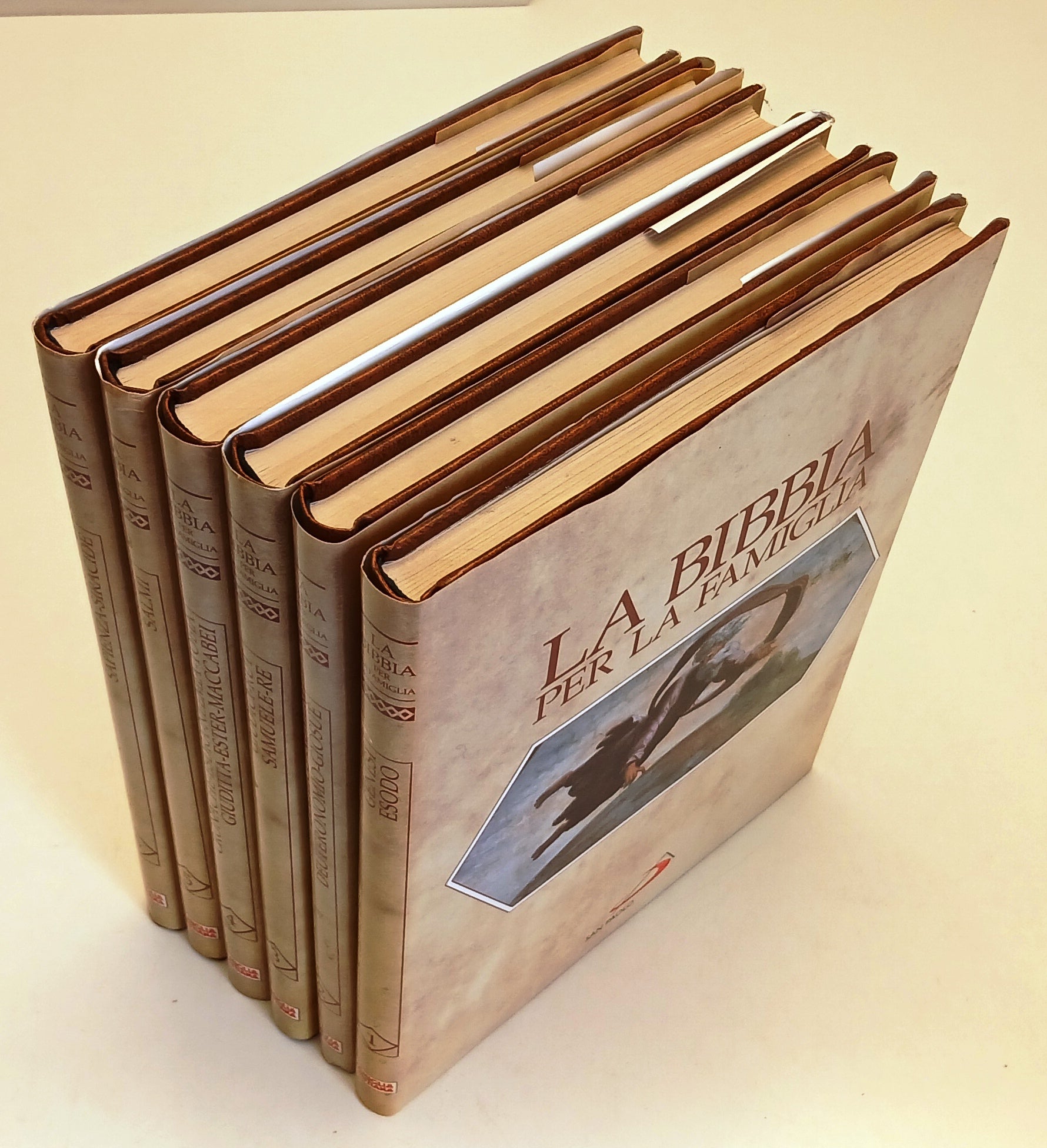 LD- LA BIBBIA PER LA FAMIGLIA 6 VOLUMI OPERA COMPLETA - SAN PAOLO - 1993- BLCP89