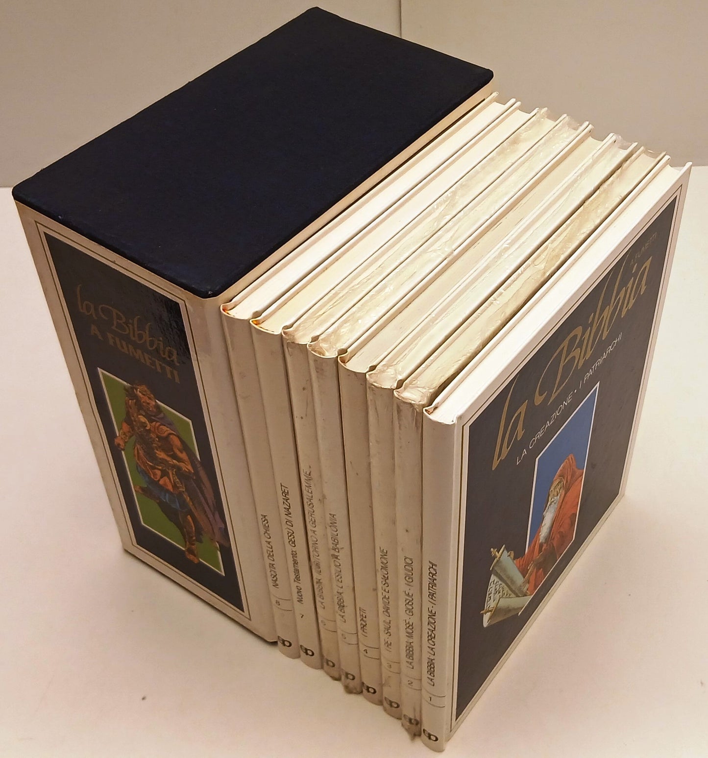 FZ- LA BIBBIA A FUMETTI 8 VOLUMI COFANETTO - EDIZIONI PAOLINE - 1985 - BLCP2
