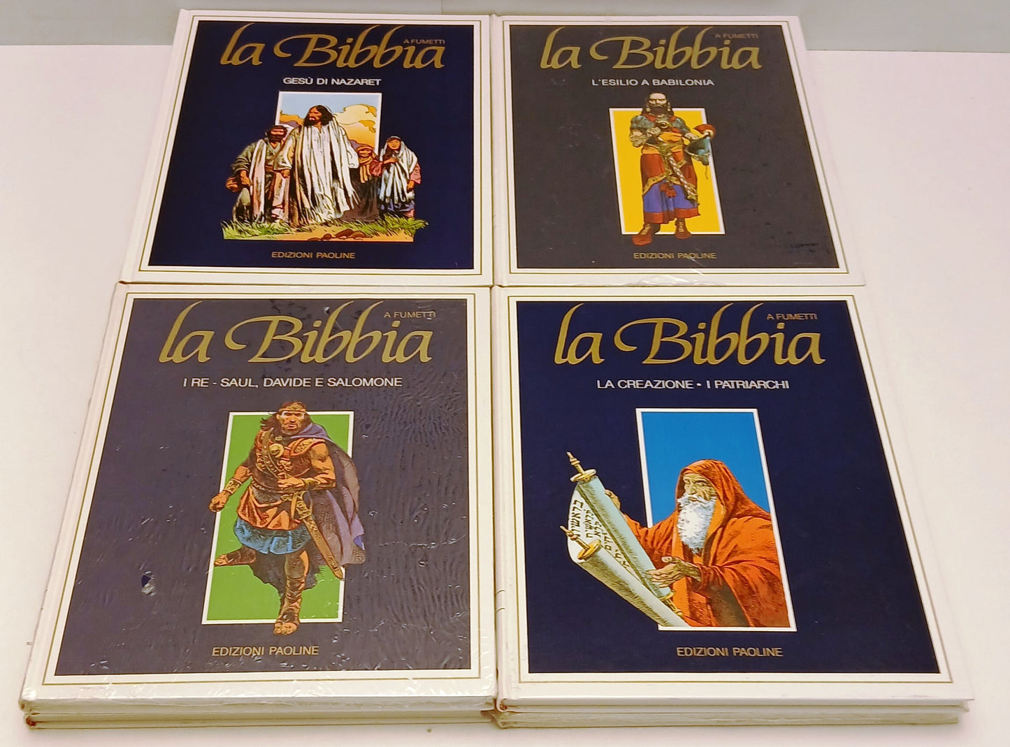 FZ- LA BIBBIA A FUMETTI 8 VOLUMI COFANETTO - EDIZIONI PAOLINE - 1985 - BLCP2
