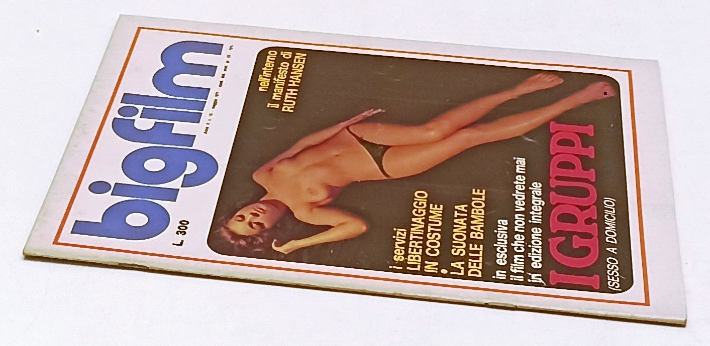 LX- RIVISTA BIGFILM N.15 1971 MANIFESTO RUTH HANSEN I GRUPPI - RVSa460