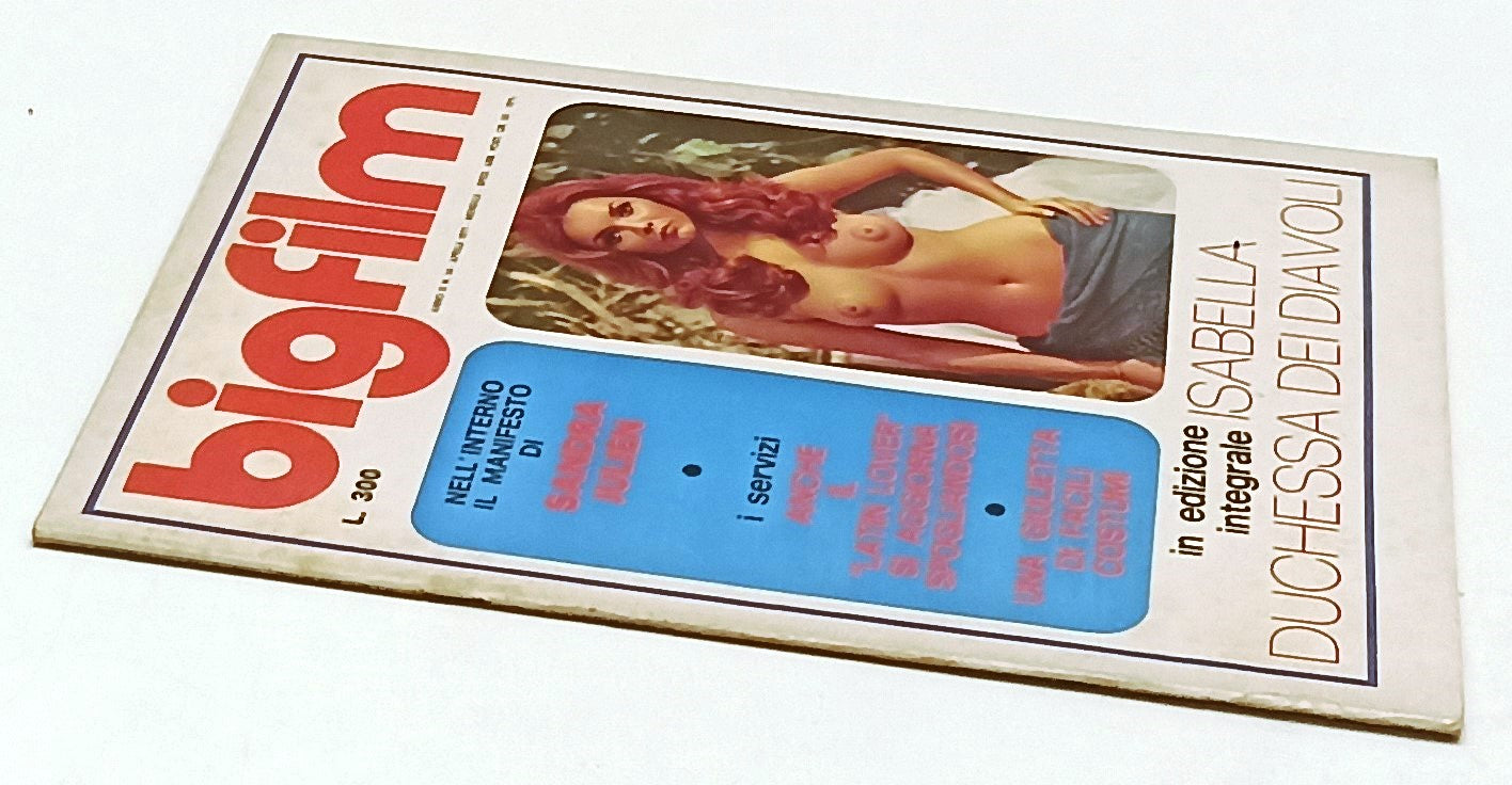 LX- RIVISTA BIGFILM N.14 1971 MANIFESTO SANDRA JULIEN ISABELLA DUCHESSA- RVSa458