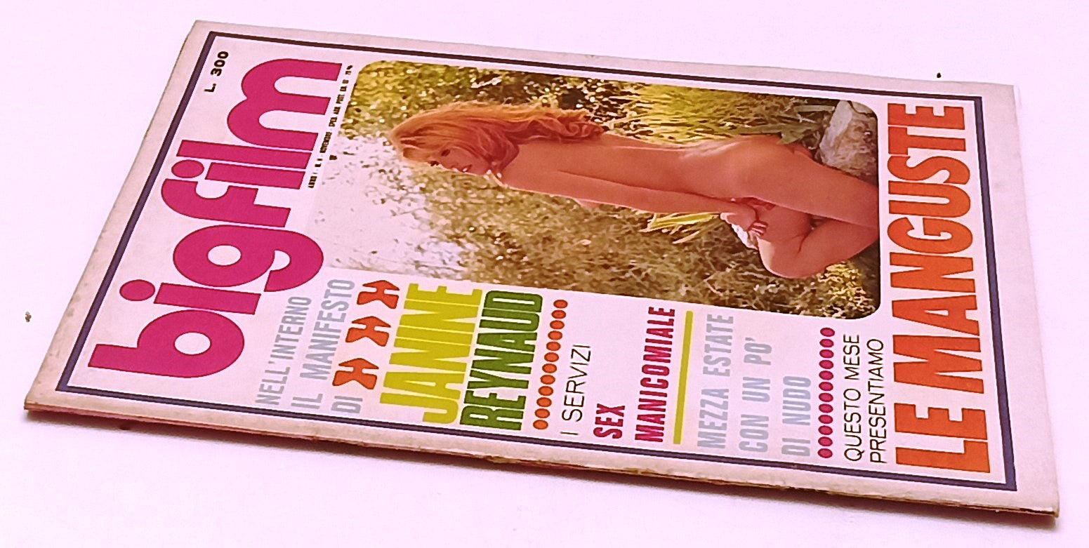 LX- RIVISTA BIGFILM N.9 1970 MANIFESTO JANINE REYNAUD LE MANGUSTE - RVSa489