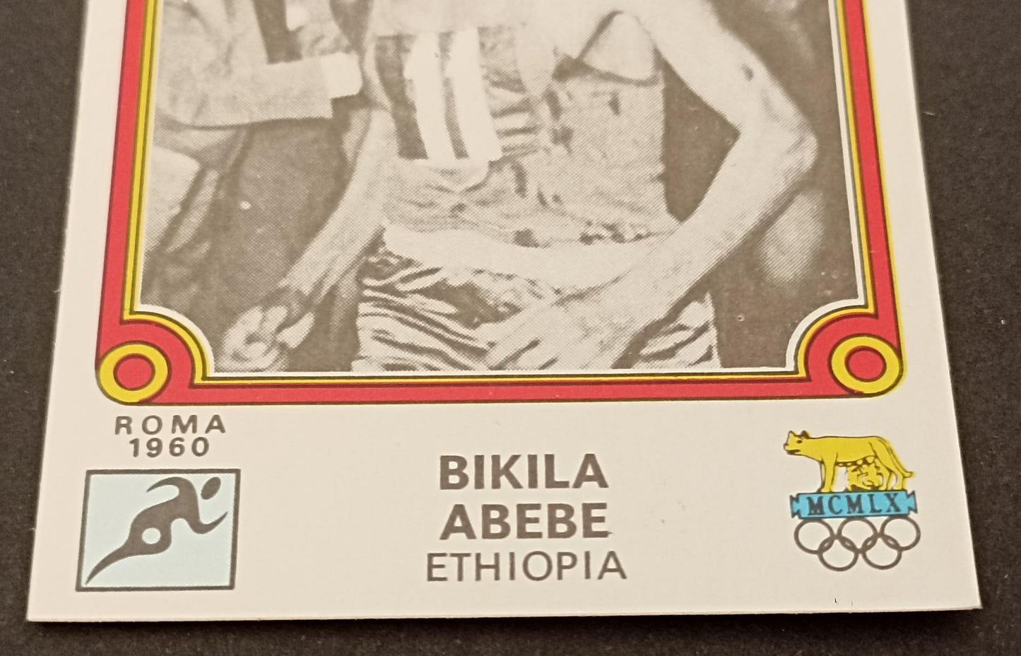 ATHLETICS CARD - PANINI - MONTREAL 1976 - ABEBE BIKILA - #78 - MINT