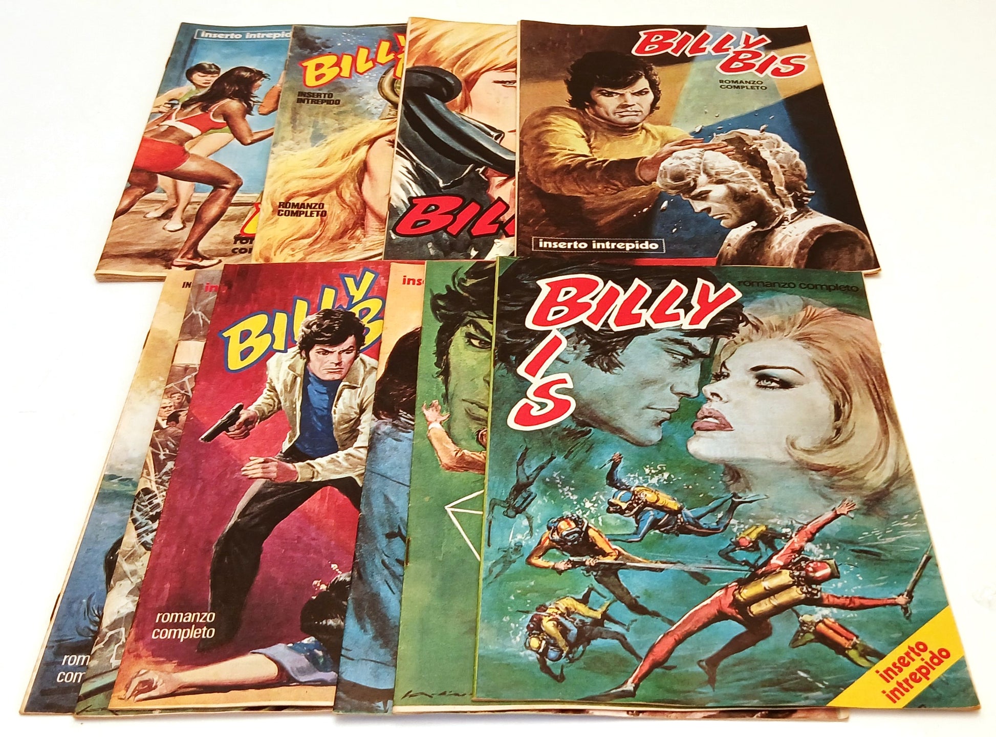 FZ- LOTTO 14 BILLY BIS inserto INTREPIDO -- UNIVERSO - 1972 - S - L25